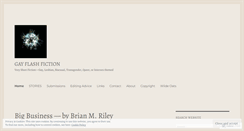 Desktop Screenshot of gayflashfiction.com