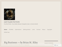 Tablet Screenshot of gayflashfiction.com